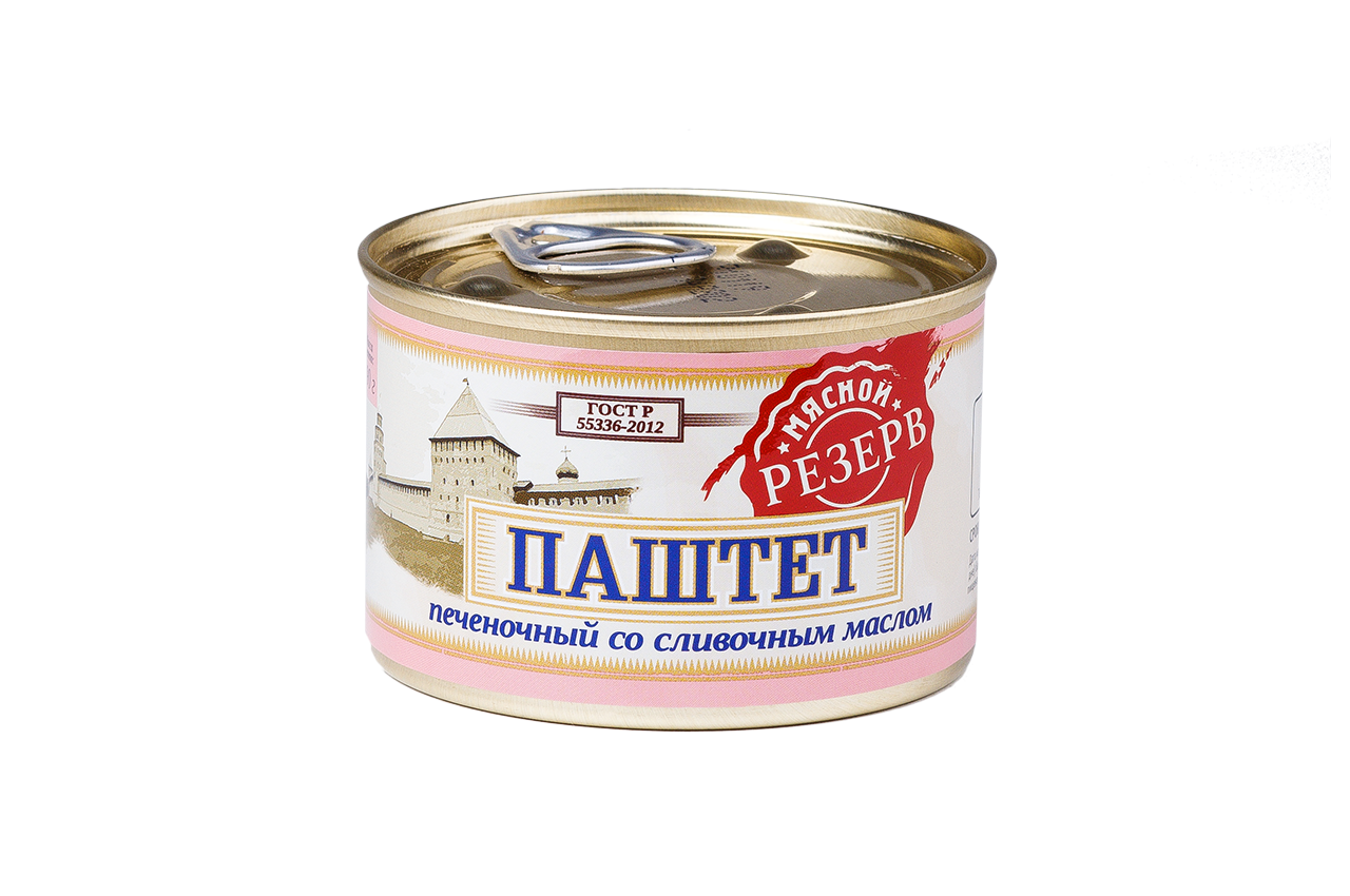 ТМ "Мясной Резерв" Паштет печеночный со сливочным маслом ГОСТ
